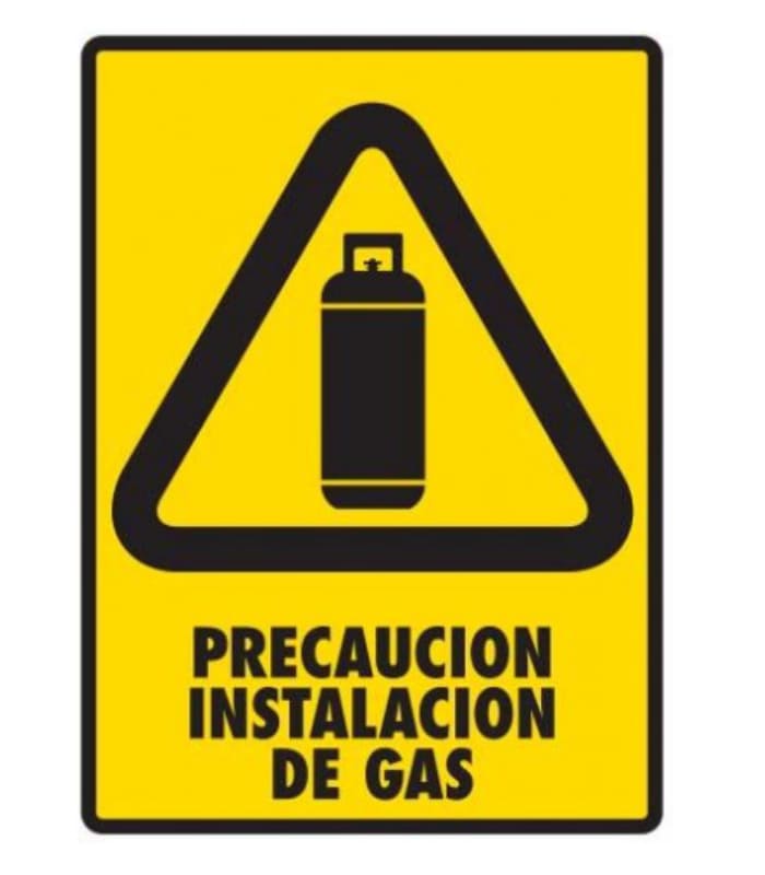 señalizacion para gas